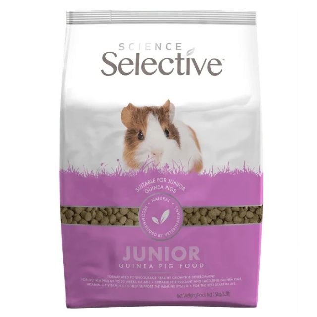 Science Selective Junior Cochon d'Inde | 1,5 kg | EXP 31-07-2024