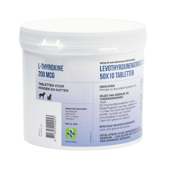L-Thyroxine 200 mcg 50x10 comprimés