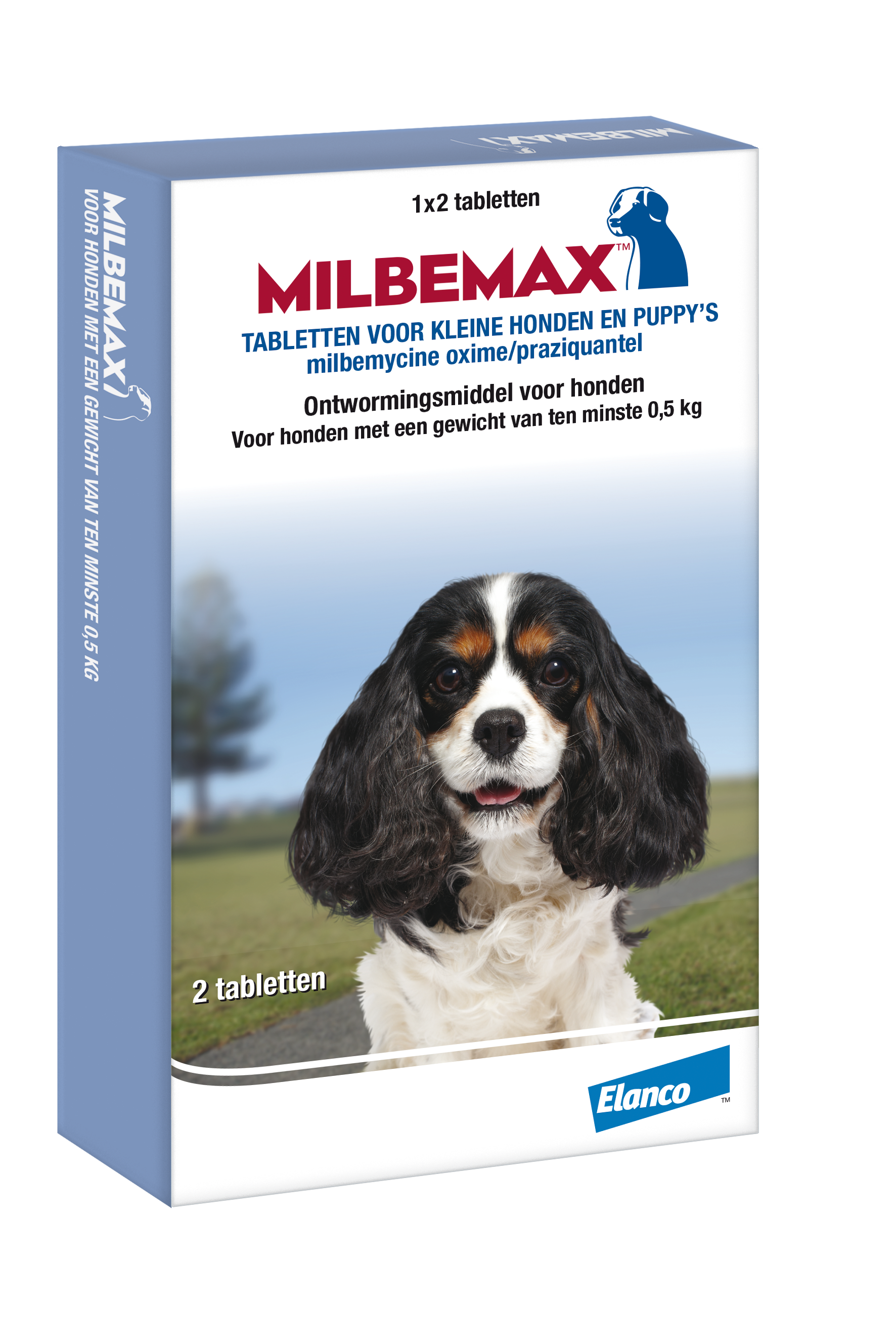 Milbemax chien S 2x2 comprimés