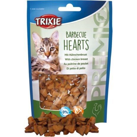 Trixie Premio Barbecue Hearts met kippenborst | Kat